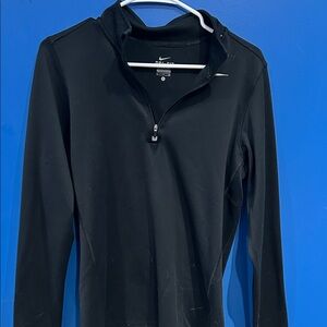 Nike Men's Zip-Up Black Sweater